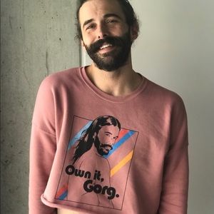 Jonathan Van Ness JVN Cropped Sweatshirt